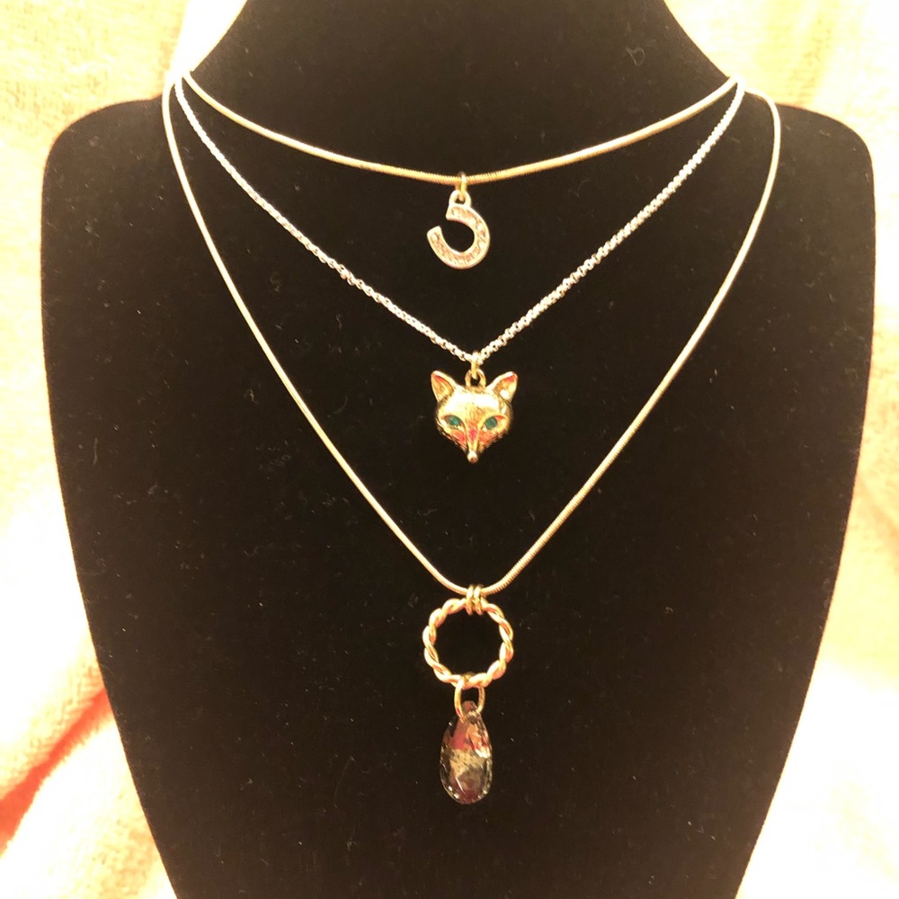 Betsey Johnson Lucky Fox Necklace